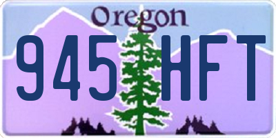 OR license plate 945HFT
