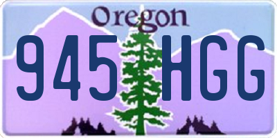 OR license plate 945HGG