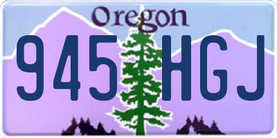 OR license plate 945HGJ