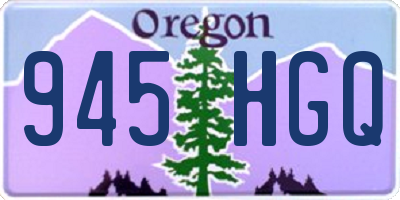 OR license plate 945HGQ