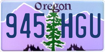 OR license plate 945HGU
