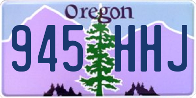 OR license plate 945HHJ