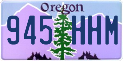 OR license plate 945HHM