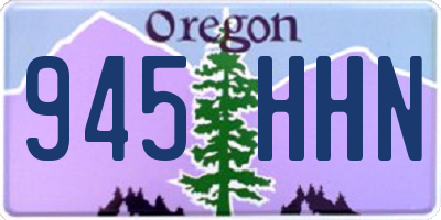 OR license plate 945HHN