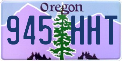 OR license plate 945HHT