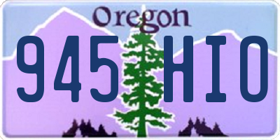 OR license plate 945HIO