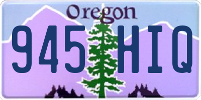 OR license plate 945HIQ