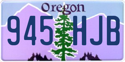 OR license plate 945HJB