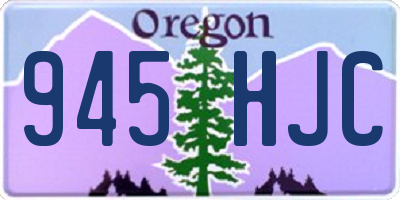 OR license plate 945HJC
