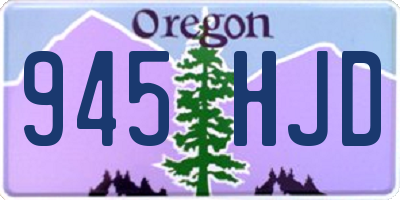 OR license plate 945HJD