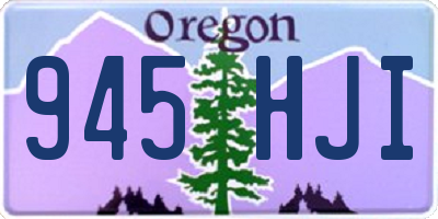 OR license plate 945HJI