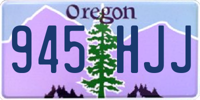 OR license plate 945HJJ