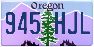 OR license plate 945HJL