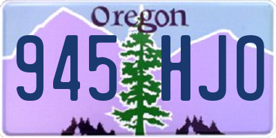 OR license plate 945HJO