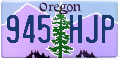 OR license plate 945HJP