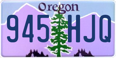 OR license plate 945HJQ