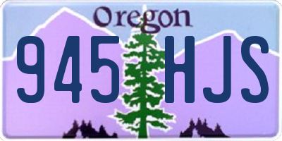 OR license plate 945HJS