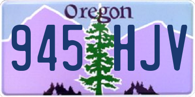 OR license plate 945HJV