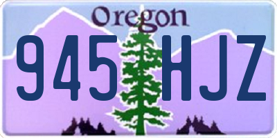 OR license plate 945HJZ