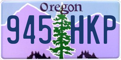 OR license plate 945HKP