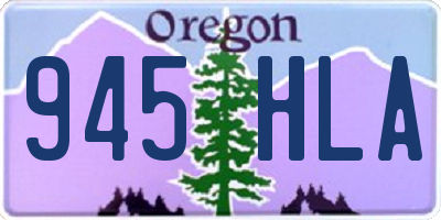 OR license plate 945HLA