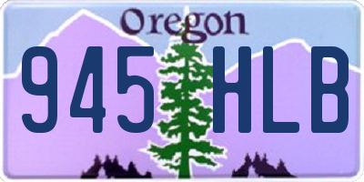 OR license plate 945HLB