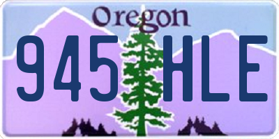OR license plate 945HLE