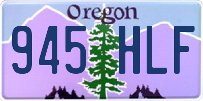 OR license plate 945HLF