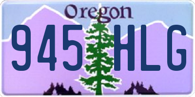 OR license plate 945HLG