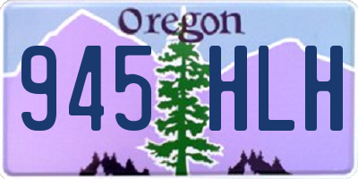 OR license plate 945HLH