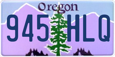 OR license plate 945HLQ