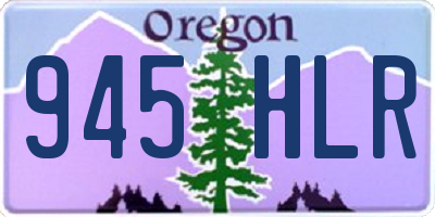 OR license plate 945HLR