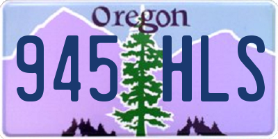 OR license plate 945HLS