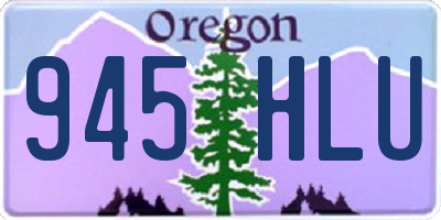 OR license plate 945HLU
