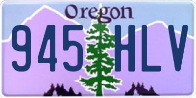 OR license plate 945HLV