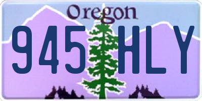 OR license plate 945HLY