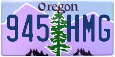 OR license plate 945HMG