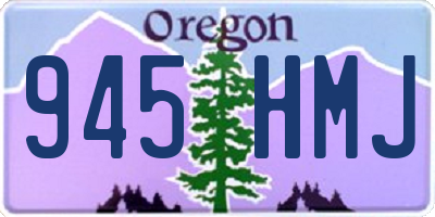 OR license plate 945HMJ