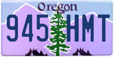 OR license plate 945HMT