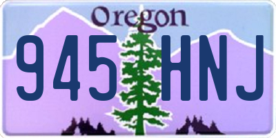 OR license plate 945HNJ