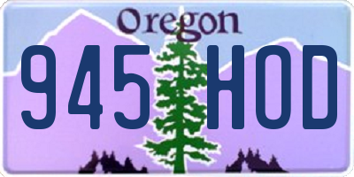 OR license plate 945HOD