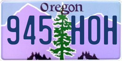OR license plate 945HOH