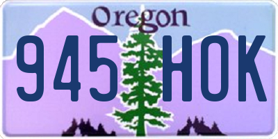 OR license plate 945HOK