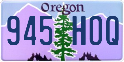 OR license plate 945HOQ