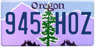 OR license plate 945HOZ
