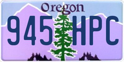 OR license plate 945HPC