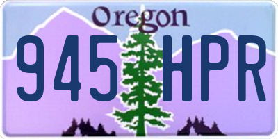 OR license plate 945HPR