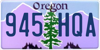 OR license plate 945HQA