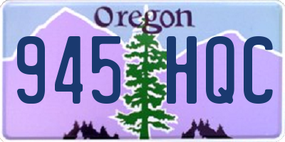 OR license plate 945HQC