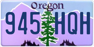 OR license plate 945HQH